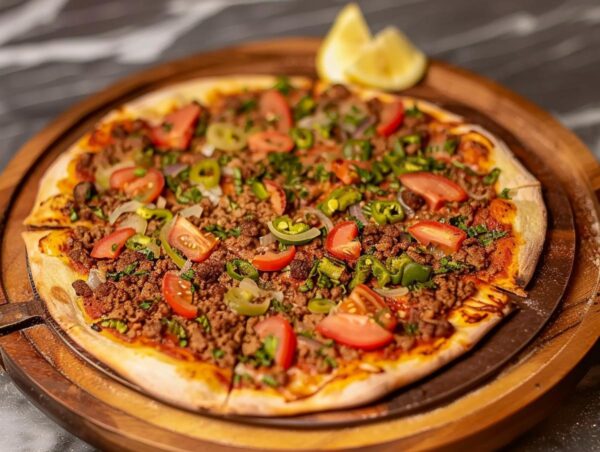 Pizza Hackfleisch klein 28 cm