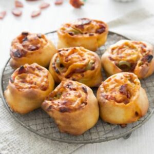 Pizzabrötchen- Hähnchenbrusffilet